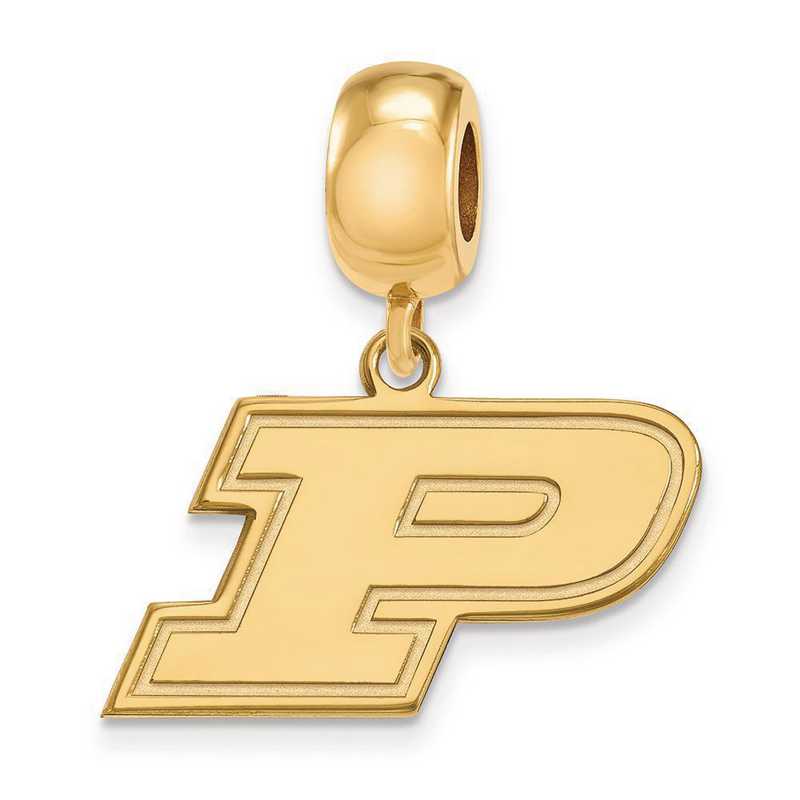 GP031PU: SS W/GP Logoart Purdue Small Dangle Reflection Beads