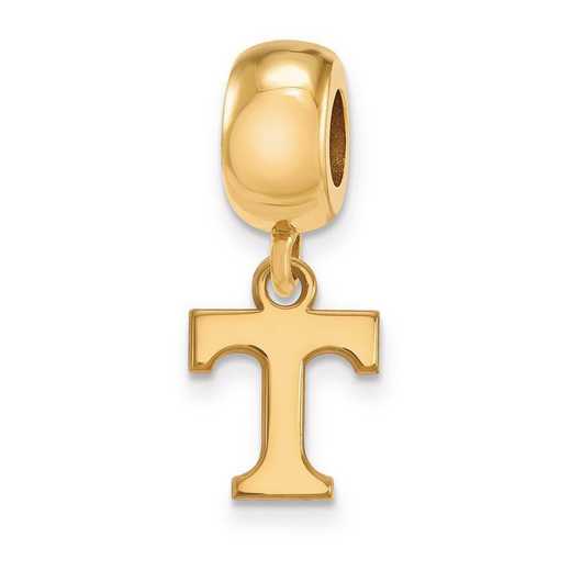 GP035UTN: SS W/GP Logoart Univ Of Tennessee Xs Reflection Beads Charm
