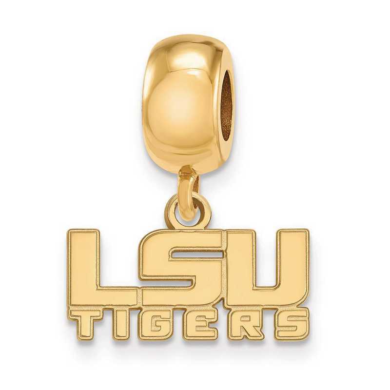 GP049LSU: SS W/GP Logoart Louisiana State Univ Reflection Beads Char