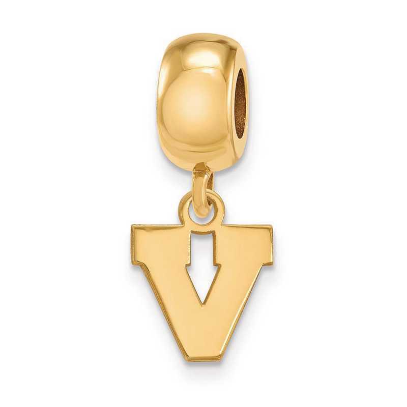 GP060UVA: SS W/GP Logoart Univ Of Virginia Xs Reflection Beads Charm