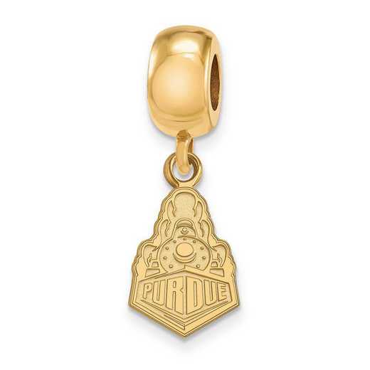 GP062PU: SS W/GP Logoart Purdue Small Dangle Reflection Beads