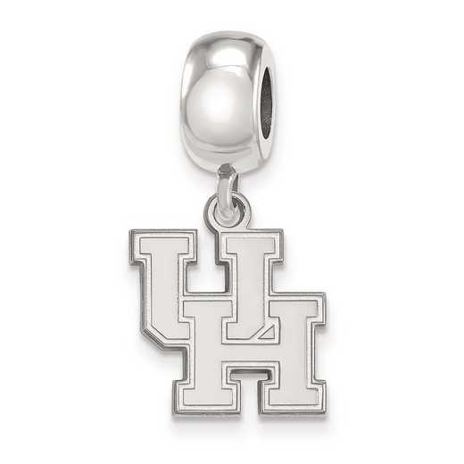 SS014UHO: SS Rh-P Logoart Univ Of Houston Small Reflection Beads