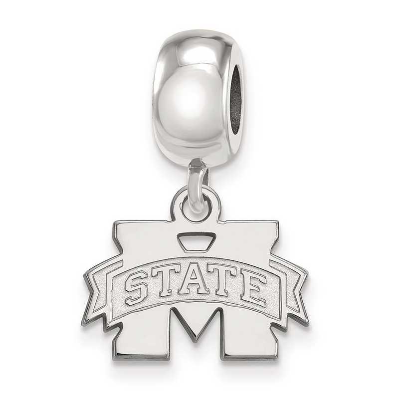 SS035MSS: SS Logoart Mississippi State U Xs Reflection Beads Charm