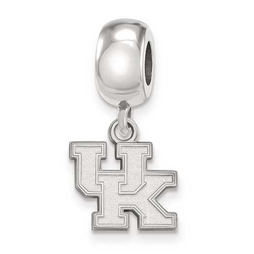 SS035UK: SS Rh-P Logoart Univ Of Kentucky Xs Reflection Beads Charm