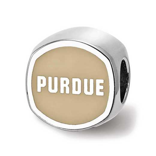 SS501PU: SS Purdue Univ Cushion Shaped Enameled Reflection Beads