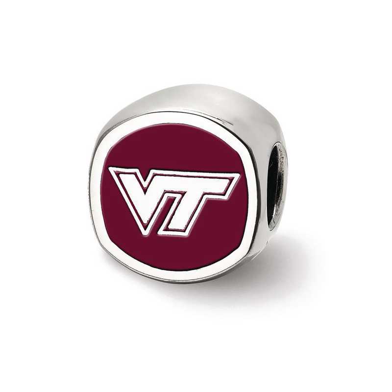 SS501VTE: SS Logoart Virginia Tech Vt Cushion Logo Reflection Beads