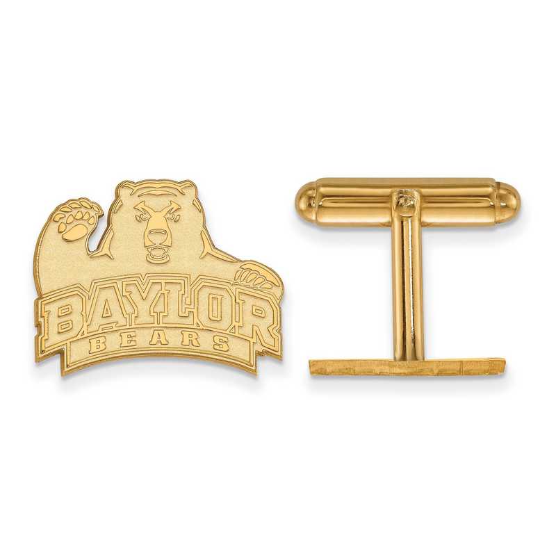Baylor Cuff Links Gold Plated 