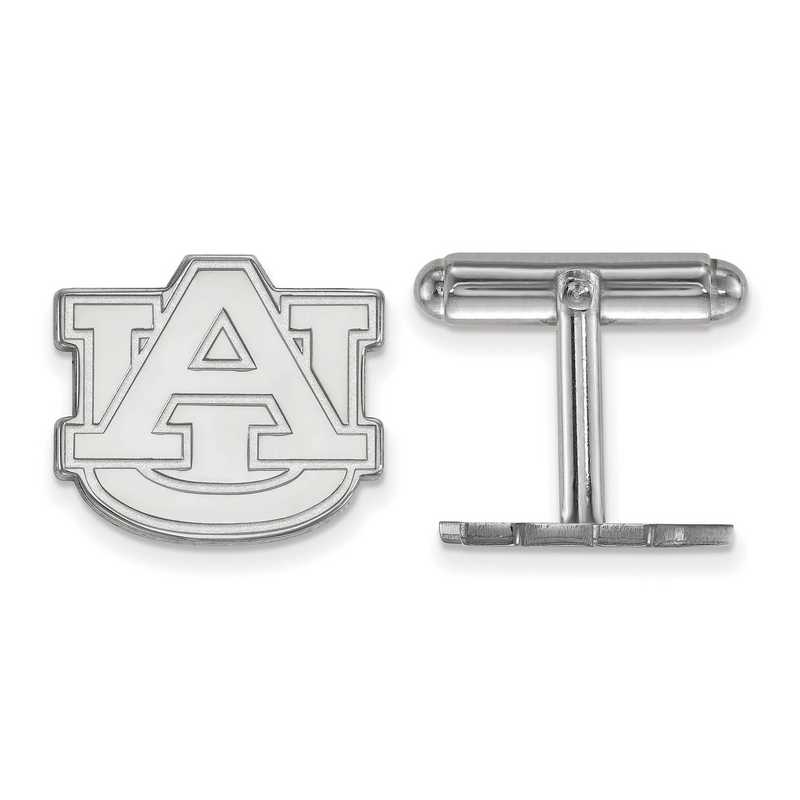 SS012AU: LogoArt NCAA Cufflinks - Auburn - White