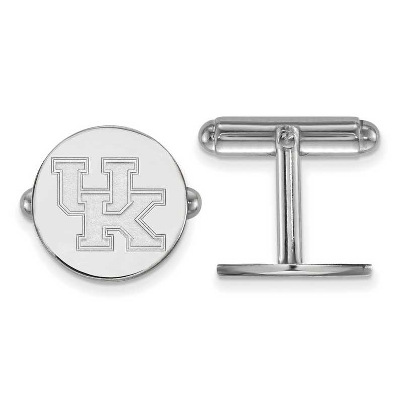 SS012UK: LogoArt NCAA Cufflinks - Kentucky - White
