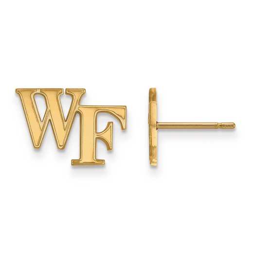 Money Clip WFU 10k Yellow Gold LogoArt Official Licensed Collegiate Wake Forest University