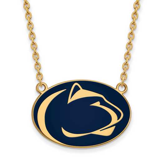 GP019PSU-18: LogoArt NCAA Enamel Pendant - Penn State - Yellow