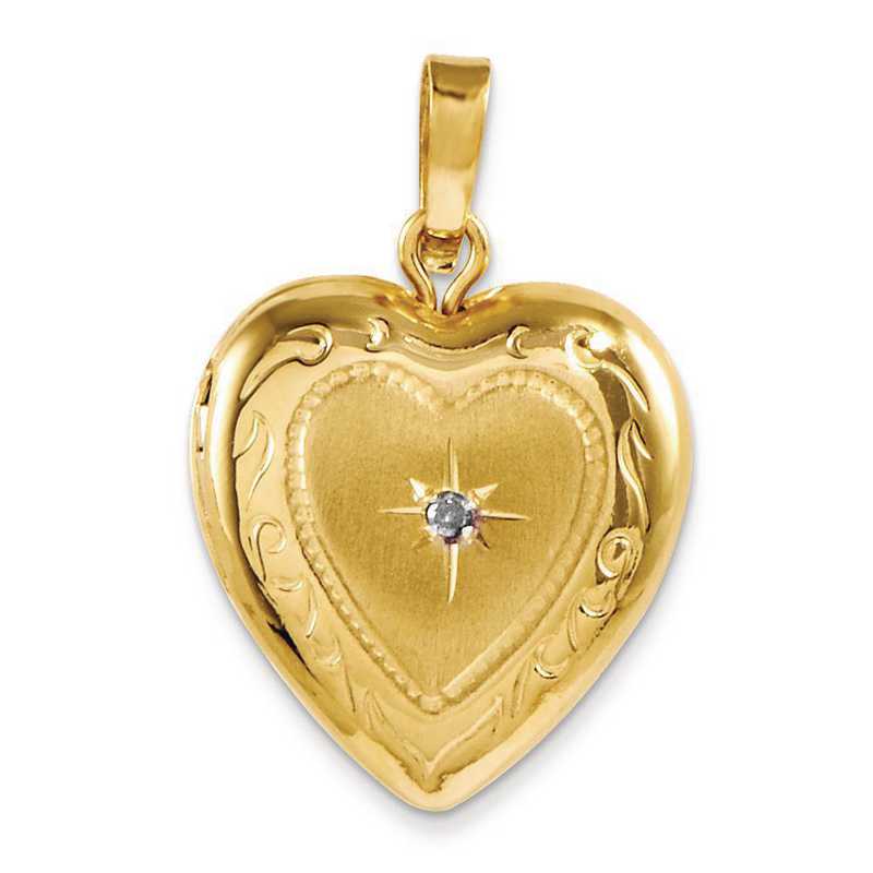 Details about / 14K White Gold Cut-Out Emt Charm Pendant MSRP $259