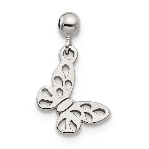 Sterling Silver Mio Memento Enamel Dangle Sandal Charm