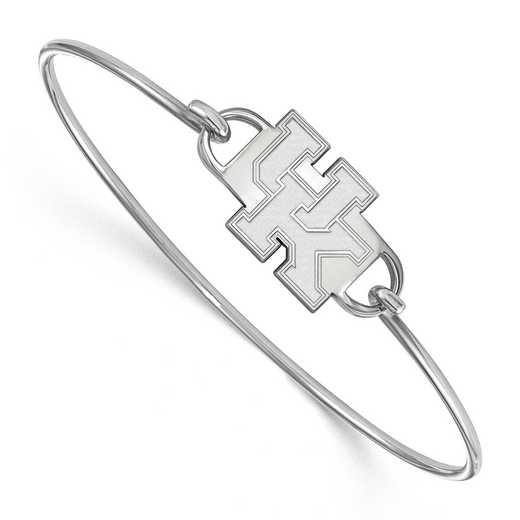 Kentucky U of Kentucky Logo Sterling Silver Wire Bangle