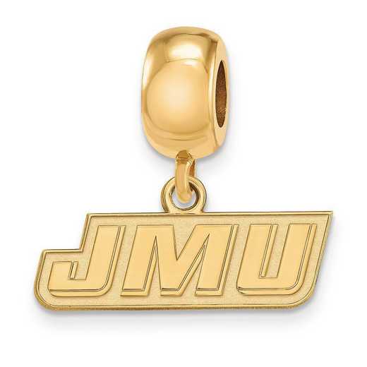 GP026JMU: GP SS James Madison Univ Foundation Bead Charm XS Dangle