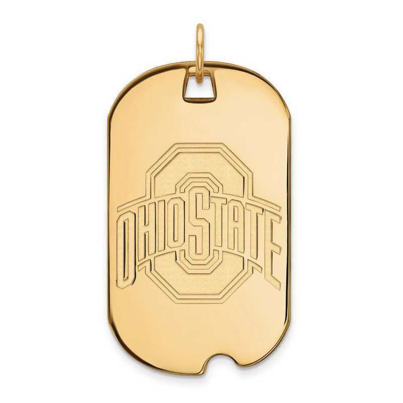 Small Pendant 10k Yellow Gold LogoArt Official Licensed Collegiate Ohio State University OSU