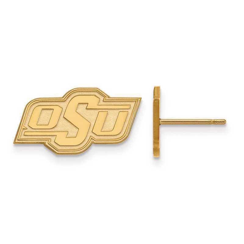 14K White Gold University of Oklahoma Tie Tac by LogoArt 