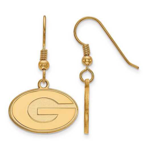 GP007UGA: SS GP LogoArt University of Georgia Small Dangle Earrings