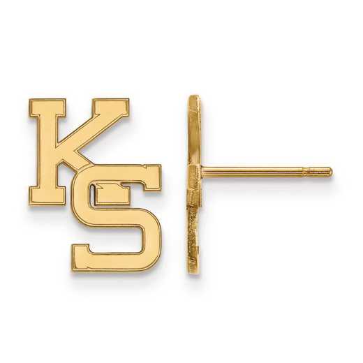 GP051KSU: SS GP LogoArt Kansas State University Small Post Earrings