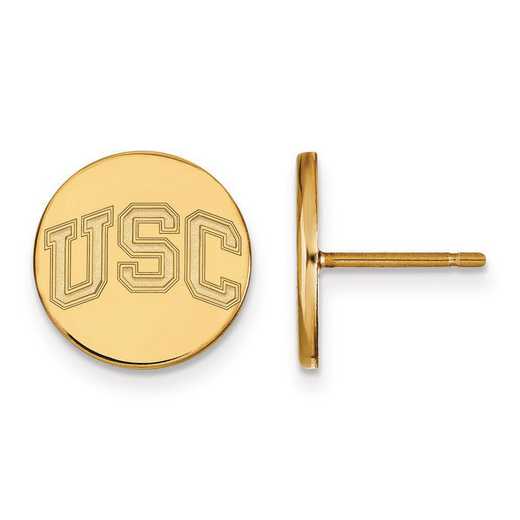 GP054USC: GP University of Southern California XS Disc Earring