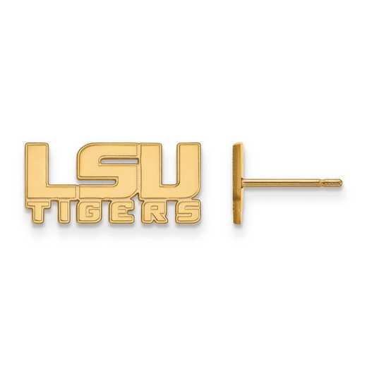 GP083LSU: SS GP LogoArt Louisiana State University Xs Post Earrings