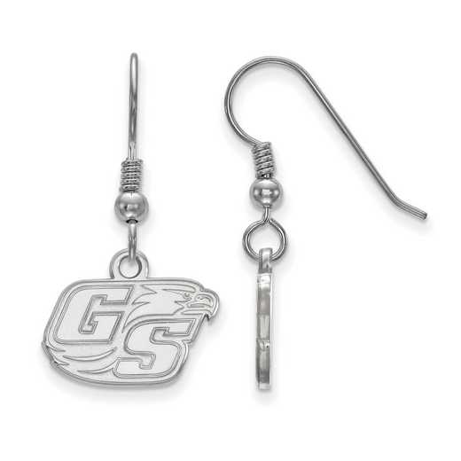 SS018GSU: SS LogoArt Georgia Southern Univ XS Dangle Earrings