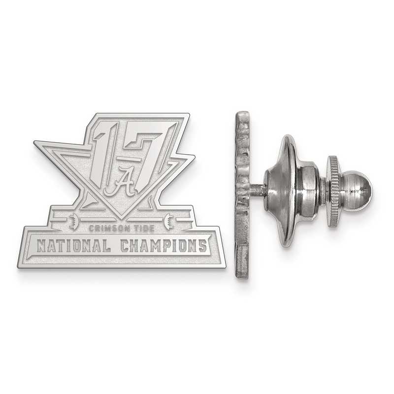 Sterling Silver La University Of Alabama 2018 College Football National Champions Tie Ta