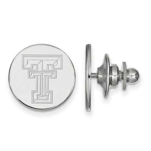 SS011TXT: SS LogoArt Texas Tech University Lapel Pin