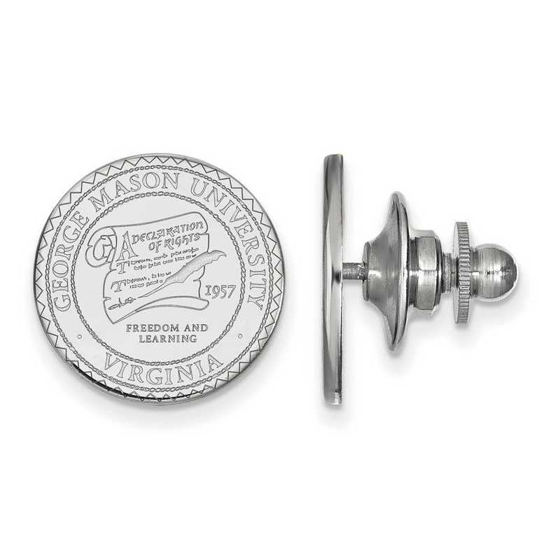 SS015GMU: SS LogoArt George Mason University Crest Lapel Pin