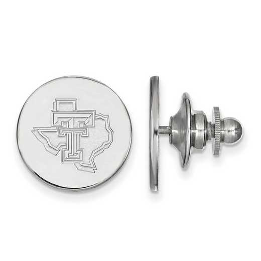 SS051TXT: SS LogoArt Texas Tech University Lapel Pin