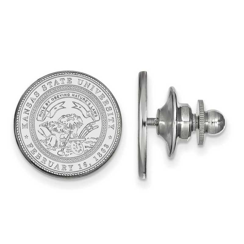SS062KSU: SS LogoArt Kansas State University Crest Lapel Pin