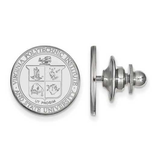 SS064VTE: SS LogoArt Virginia Tech Crest Lapel Pin