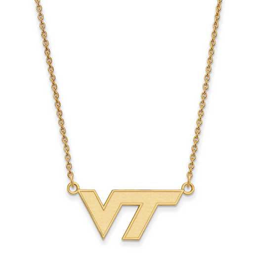 GP009VTE-18: SS YGFP LogoArt Virginia Tech Small Neck - Yellow