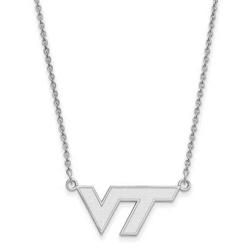 SS009VTE-18: SS LogoArt Virginia Tech Small Neck - White