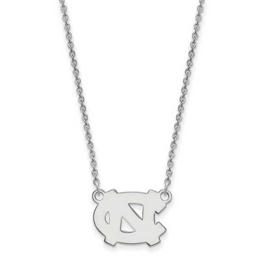 SS014UNC-18: SS LogoArt North Carolina Small Neck - White