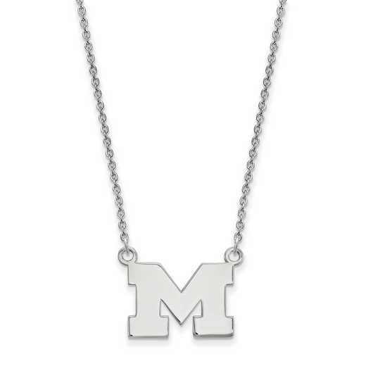 SS015UM-18: SS LogoArt Michigan Small Neck - White