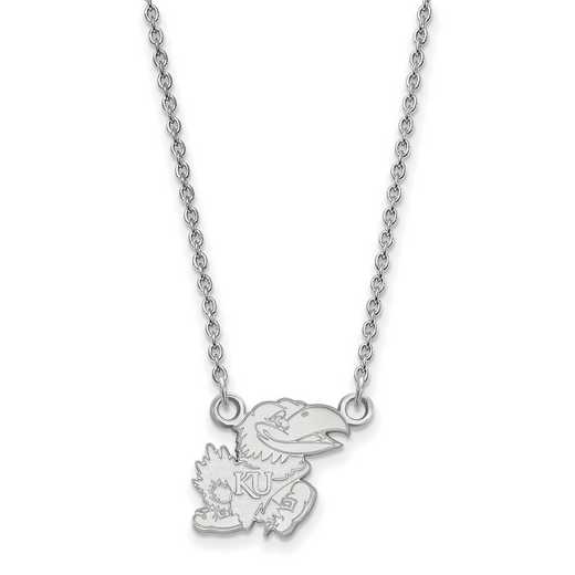 SS057UKS-18: SS LogoArt Kansas Small Neck - White