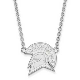 Sterling Silver San Jose State University Large Pendant by LogoArt SS002SJS Sterling Silver San Jose State University Large Pendant by LogoArt SS002SJS