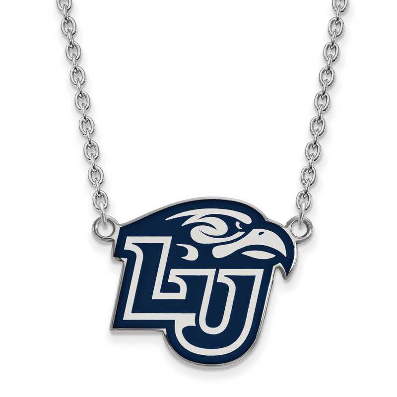 SS008LU-18: SS LogoArt Liberty Univ LG Enamel Pendant w/Necklace