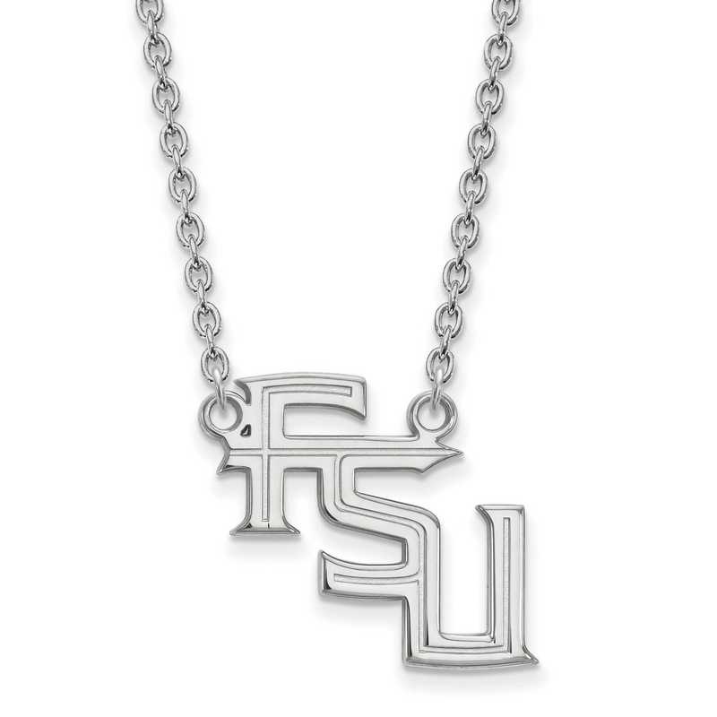 SS067FSU-18: SS LogoArt Florida St Univ LG Pendant w/Necklace