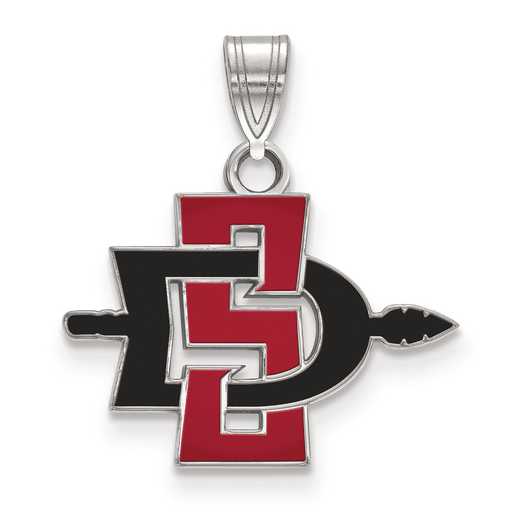 SS001SDS: SS LogoArt San Diego State University Small Pendant