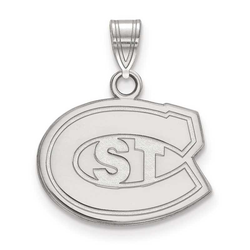 SS001STC: SS LogoArt St. Cloud State Small Pendant