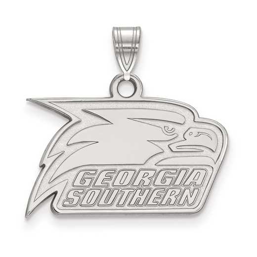 SS005GSU: SS LogoArt Georgia Southern University Small Pendant