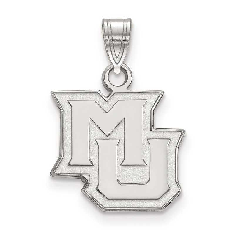 SS015MAR: SS LogoArt Marquette University Small Pendant