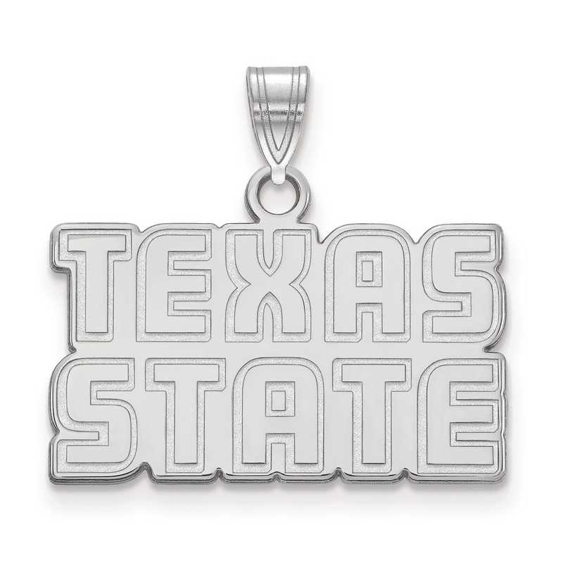 SS021TST: SS LogoArt Texas State University Small PEND