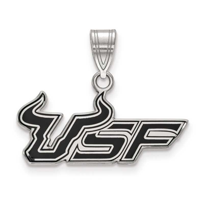 SS028USFL: S S LogoArt University of South Florida Medium Enamel Pend