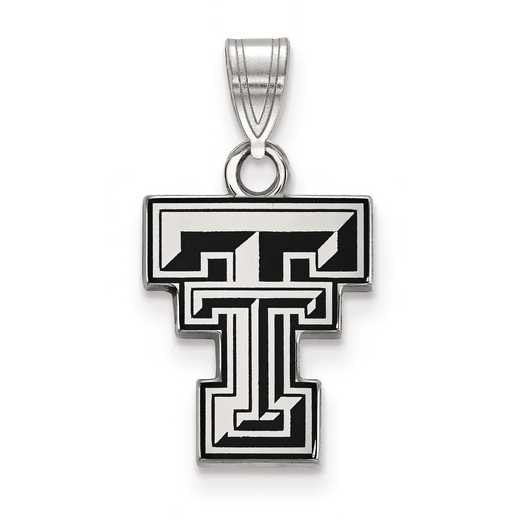 SS031TXT: S S LogoArt Texas Tech University Small Enamel Pend