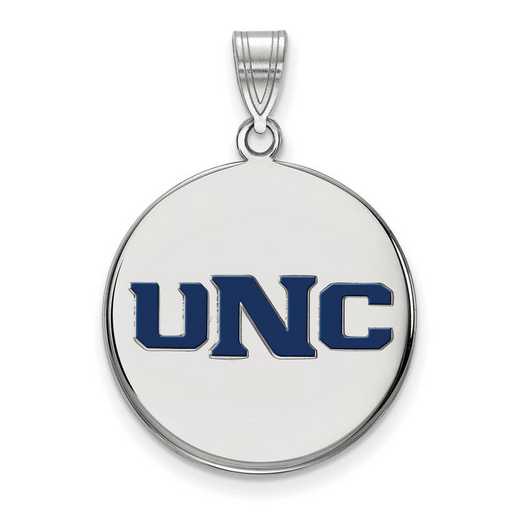 SS002UNCO: SS LogoArt U of Northern Colorado LG Enamel Disc Pendant