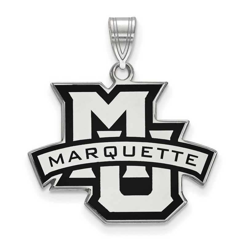 SS011MAR: SS LogoArt Marquette Univ LG Enamel Pendant