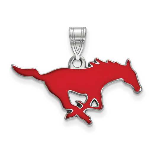 SS013SMU: SS LogoArt Southern Methodist Univ Medium Enamel Pendant